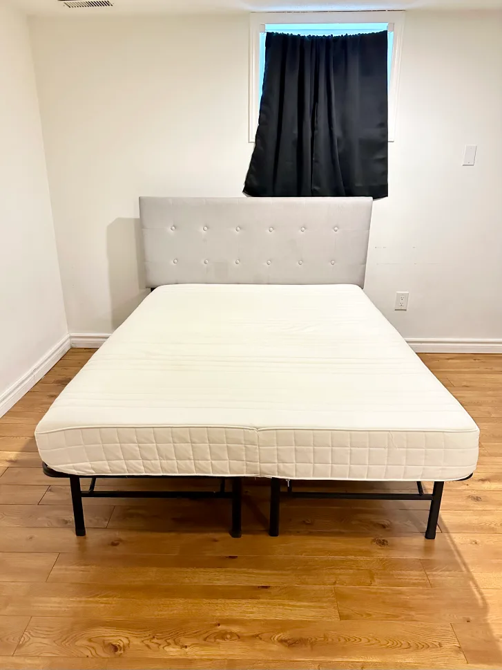 Doubled Sized Bed Frame with Headboard thumbnail