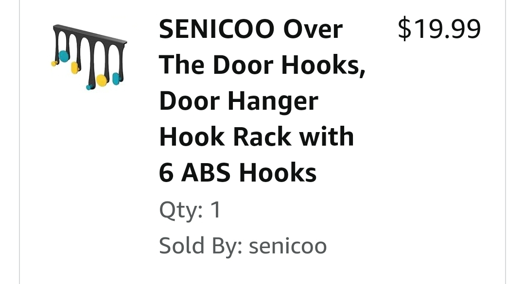 SENICOO Over The Door Hooks, Door Hanger Hook Rack - photo 3