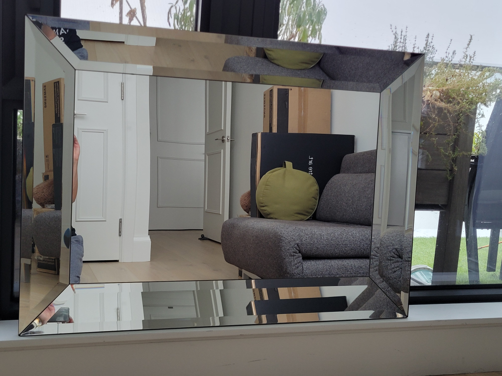 Bevelled Edge Large Wall Mirror - photo 3