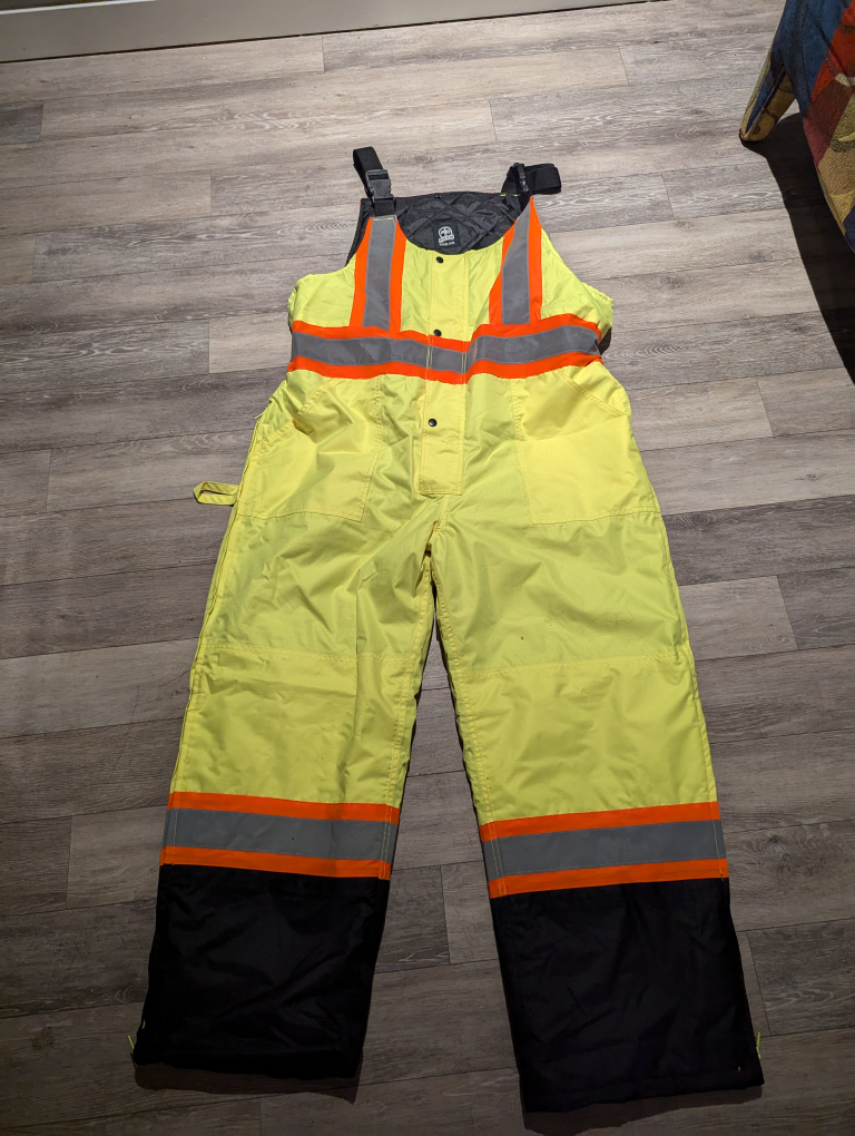 Hi Vis winter coveralls