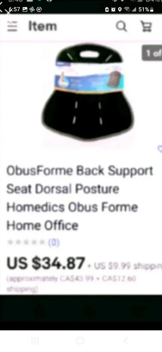 OBUS FORME SUPPORT DORSAL BACK BOOST SUPPORT(Gift idea image indicator(2)