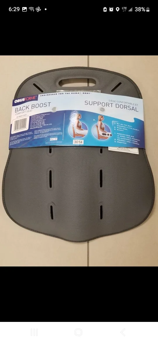 OBUS FORME SUPPORT DORSAL BACK BOOST SUPPORT(Gift idea image indicator(3)