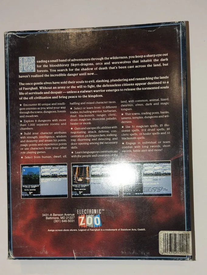 Legend of Faerghall (MS-DOS) 5-Disc Set - Vintage image indicator(4)