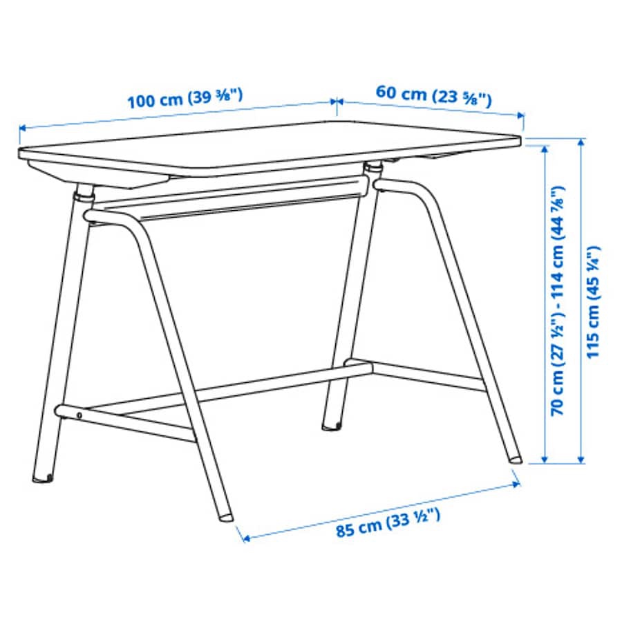 [IKEA] White Adjustable Standing Desk - photo 5