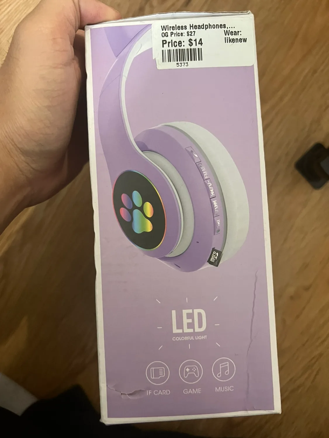 Wireless Cat Ear Headphones STN-28 image indicator(2)