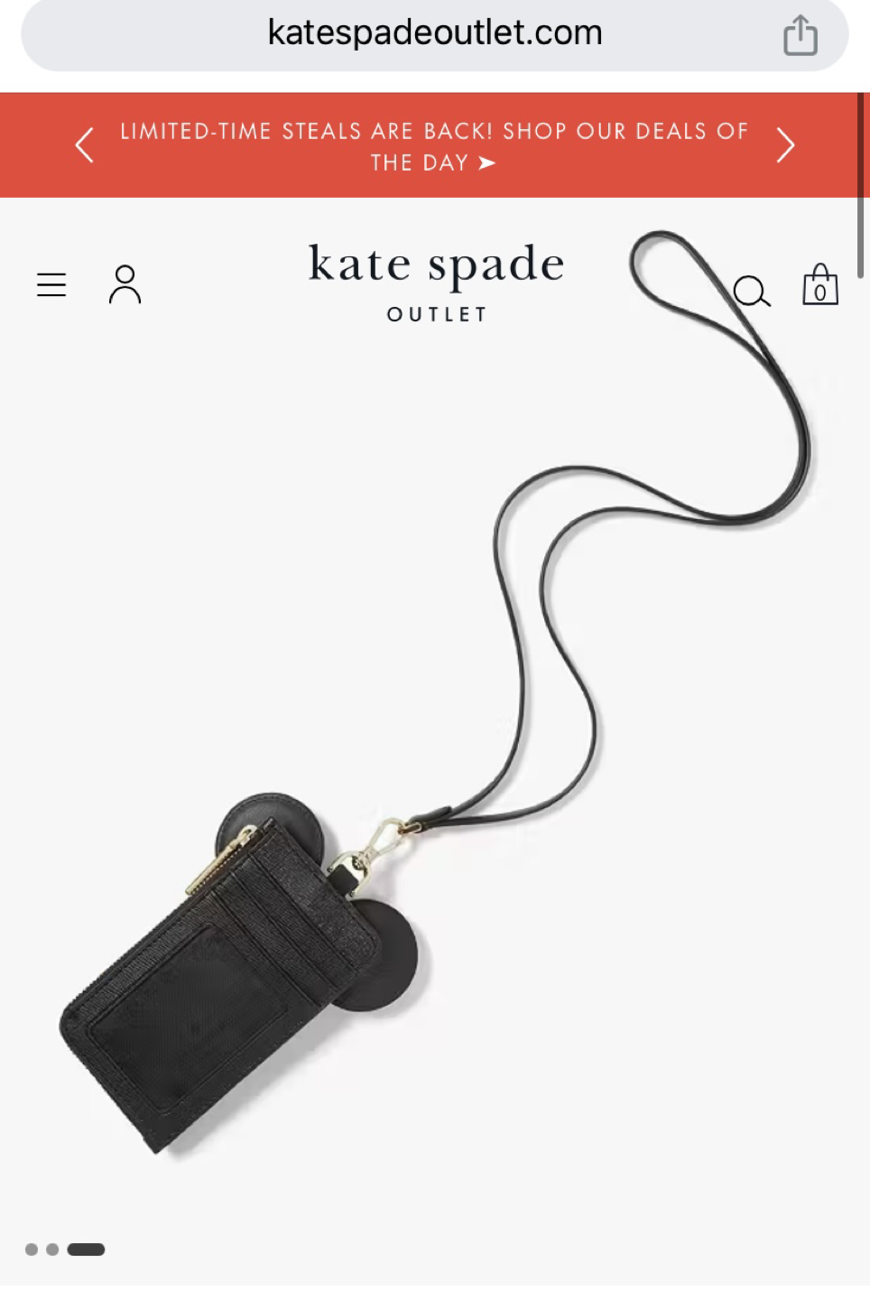 Kate Spade X Disney brand new minnie lanyard - photo 5