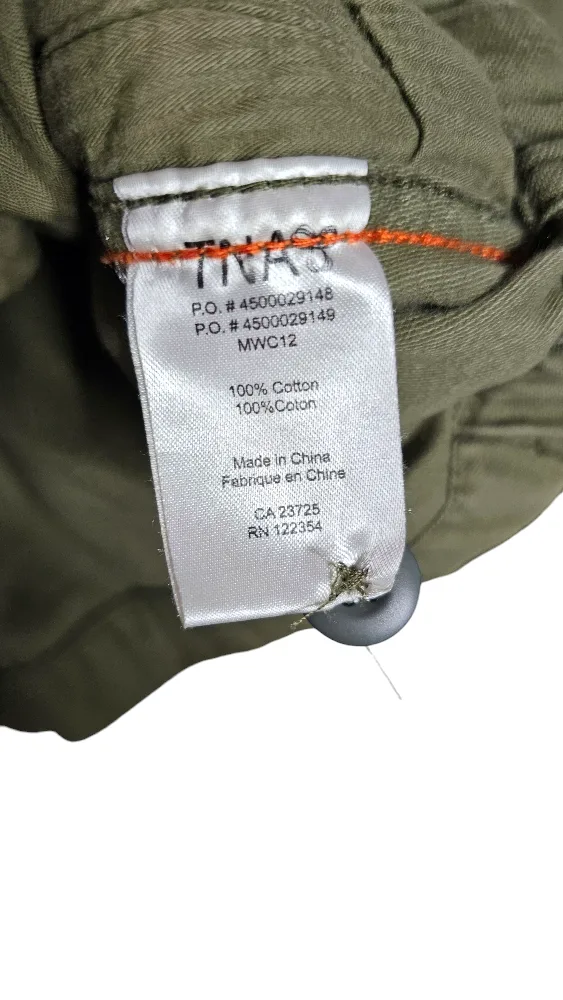TNA Army Green Cotton Military Jacket size medium image indicator(4)