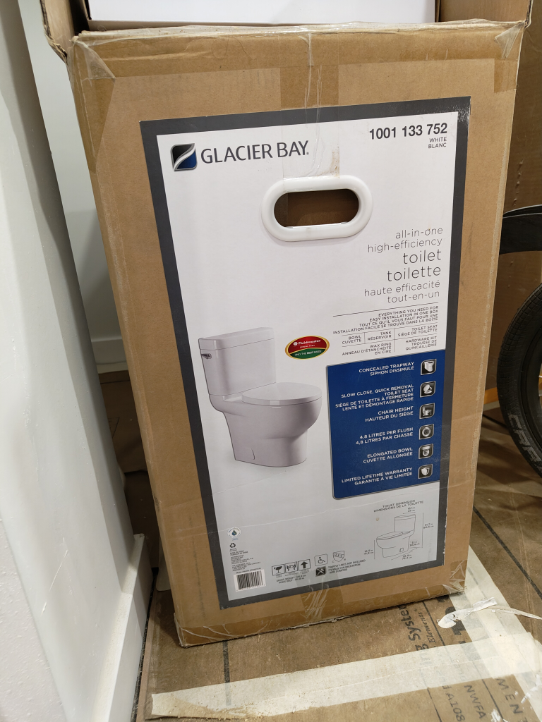 Glacier Bay All-in-One High-Efficiency Toilet