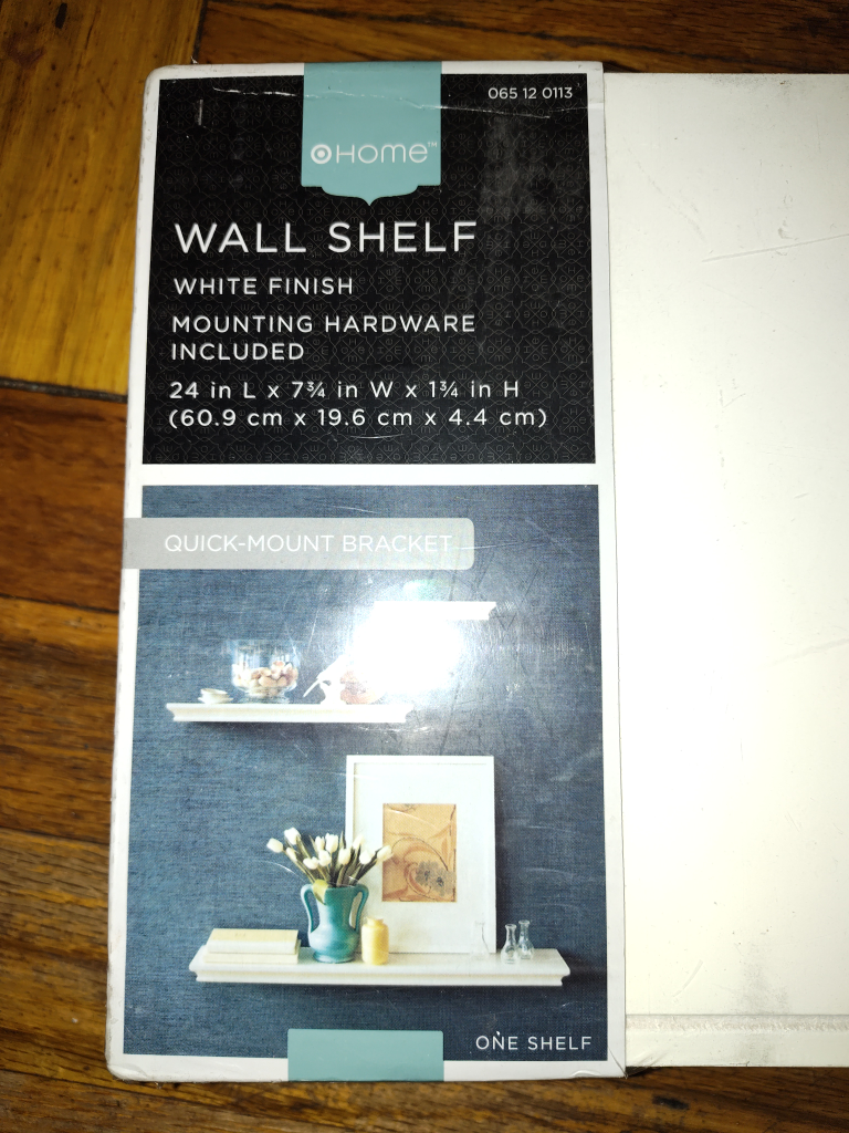 White Wall Shelf (Brand New)