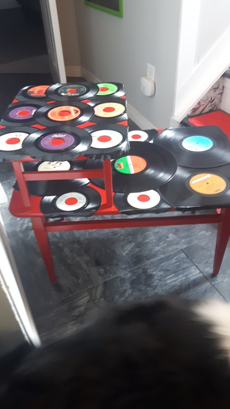Vintage Record End Table - photo 5