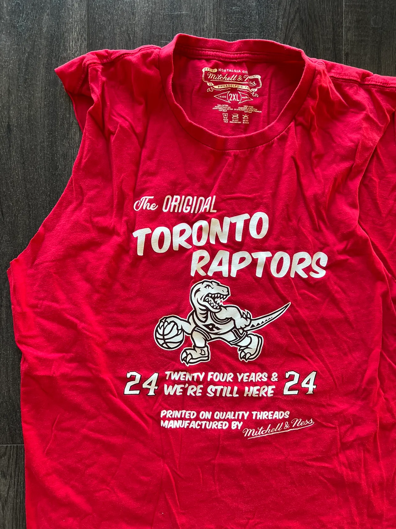 Red Raptors box fit tee - size XXL image indicator(2)