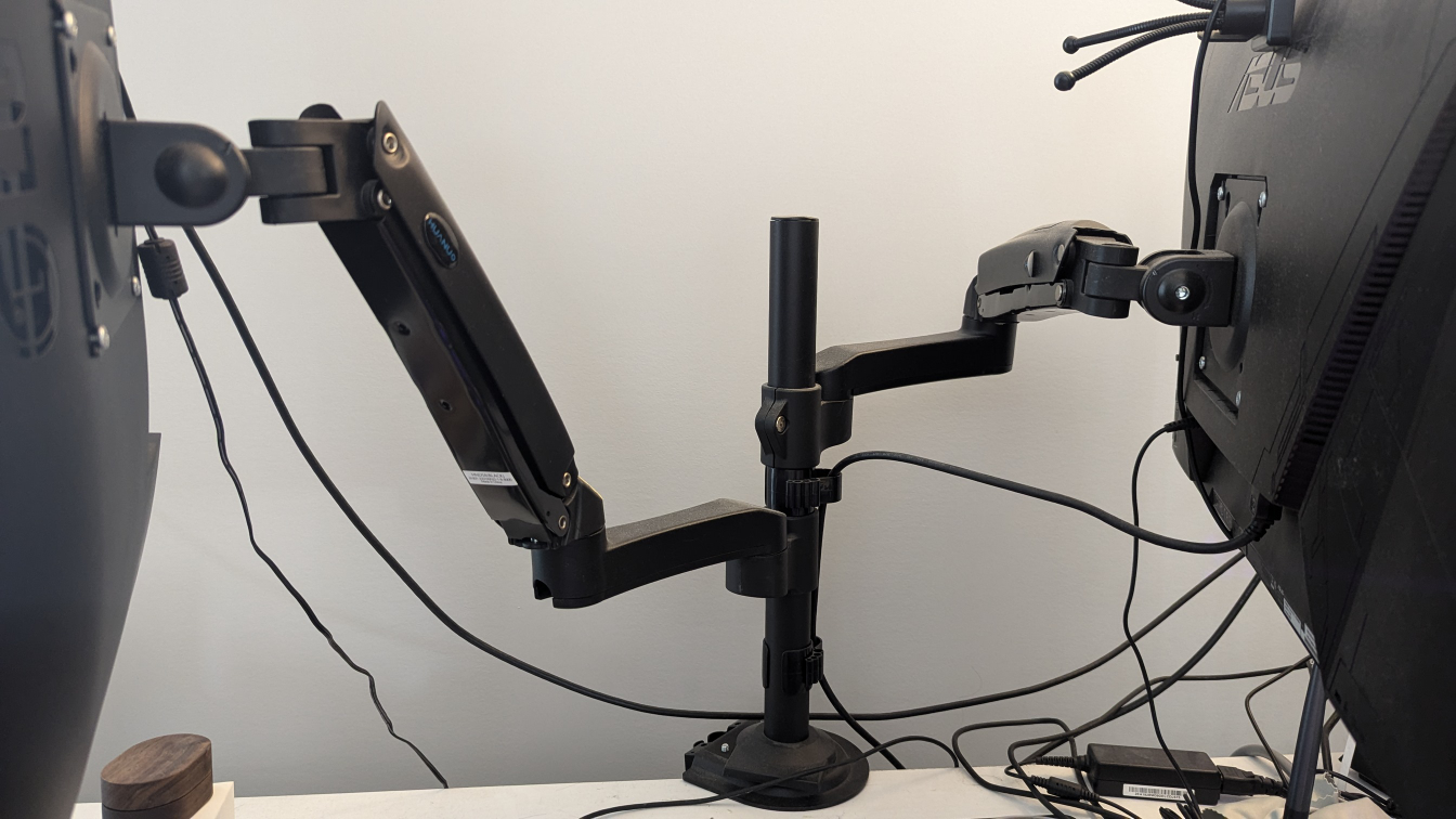 ⏰MOVING SALE⏰HUANUO Dual Monitor Stand