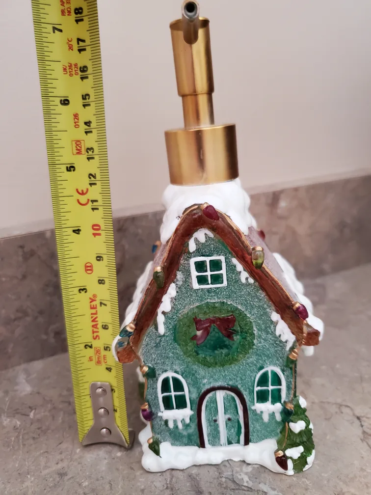 Vintage Christmas House Soap Dispenser image indicator(7)
