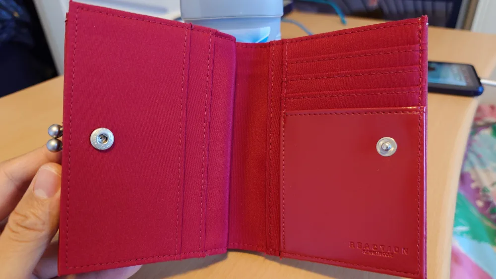 Brand New Kenneth Cole Reaction Red Wallet image indicator(2)
