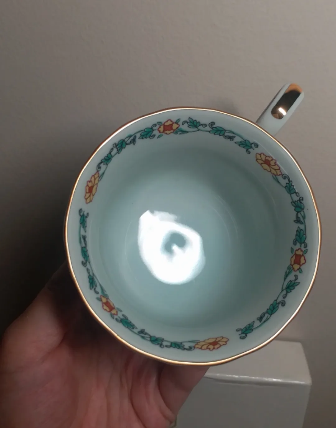 Vintage Arita Porcelain Teacup and Saucer image indicator(6)