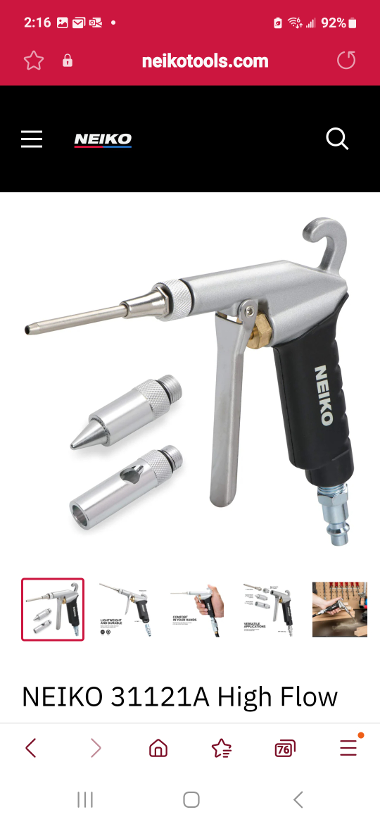 New Dust Gun
