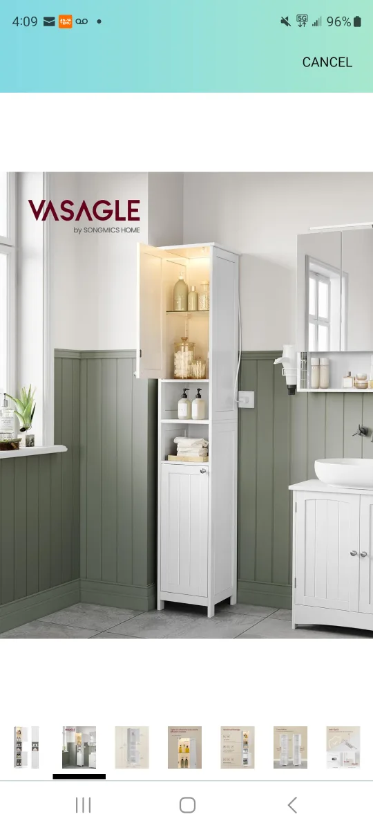 VASAGLE Bathroom Storage Cabinet thumbnail