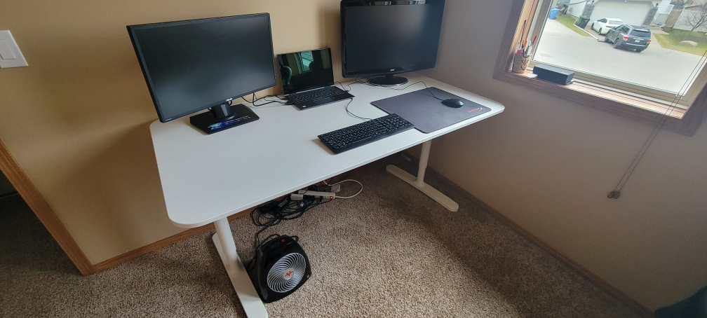 White IKEA Desk - photo 2