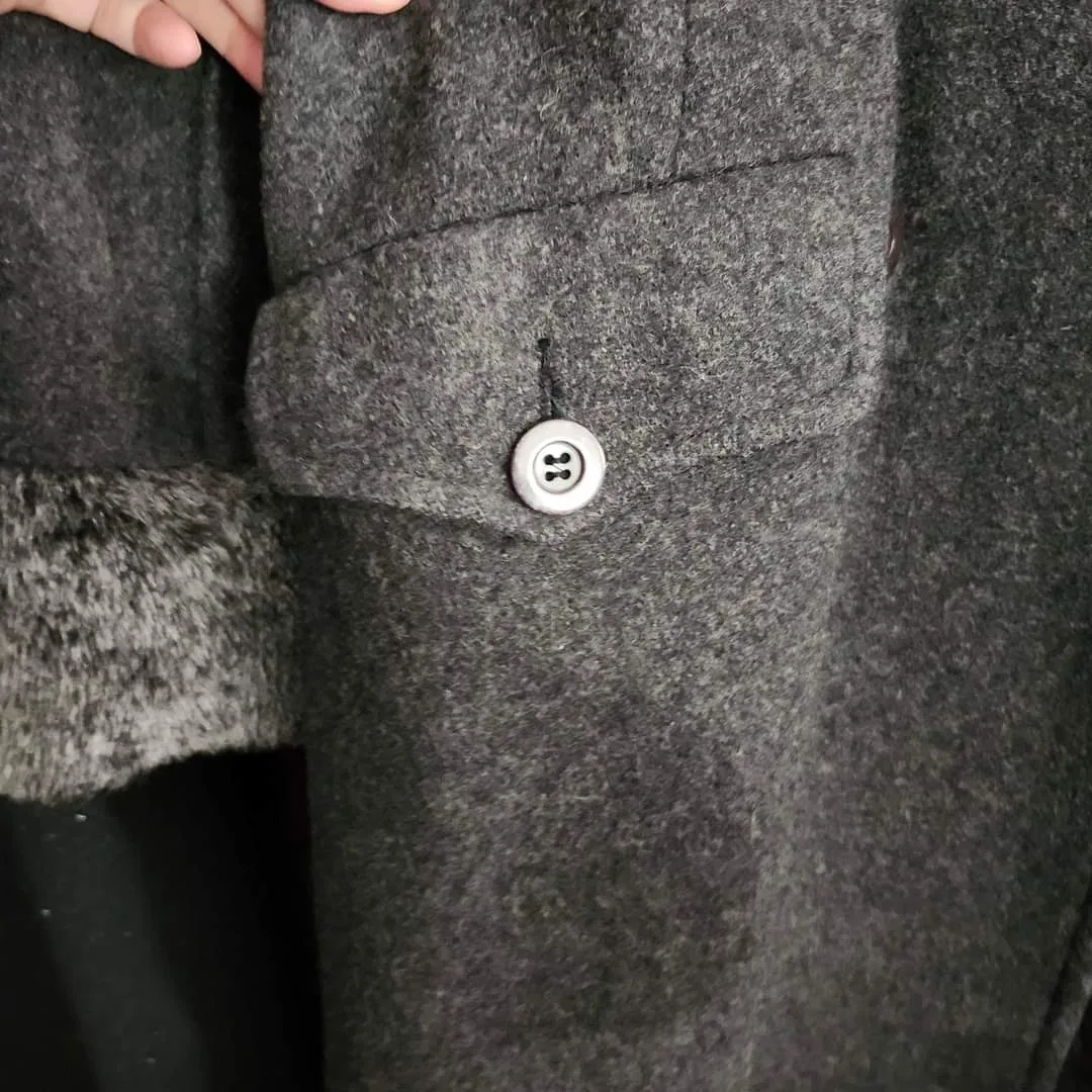 VINTAGE LE CHATEAU LONG WOOL COAT. #S image indicator(6)