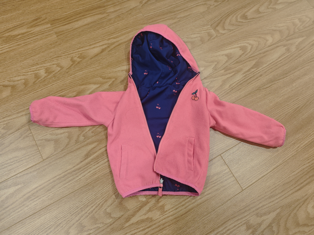 Baby Girl Fleece Jacket with Hood