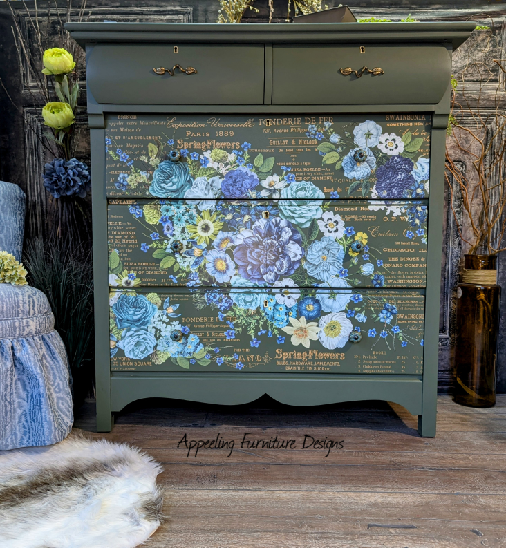 Refurbished Solid Wood Large Dresser