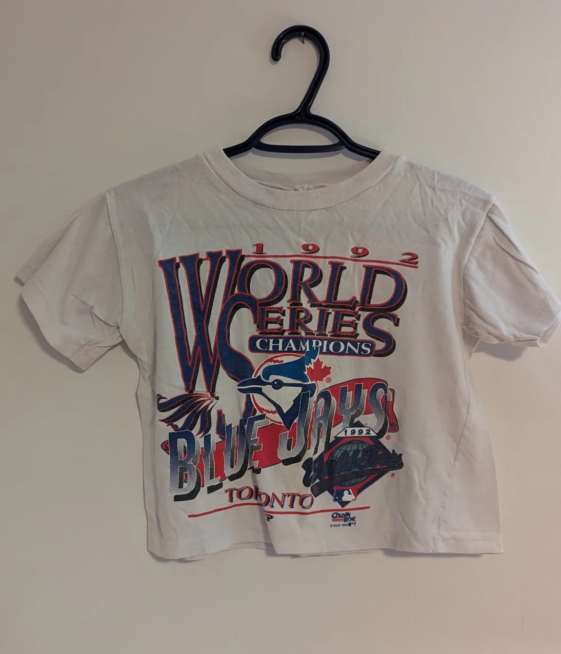1992 Blue Jays World Series Champions Shirt - Kids Size 8 thumbnail
