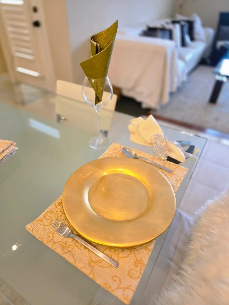 Gold Charger Plate~ Ceramic image indicator(5)