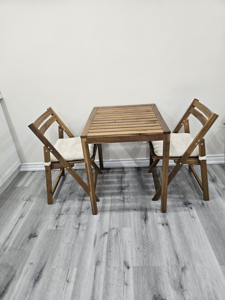 IKEA Wooden Table and Chairs Set