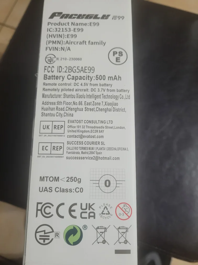 E99 Foldable Drone with Camera thumbnail