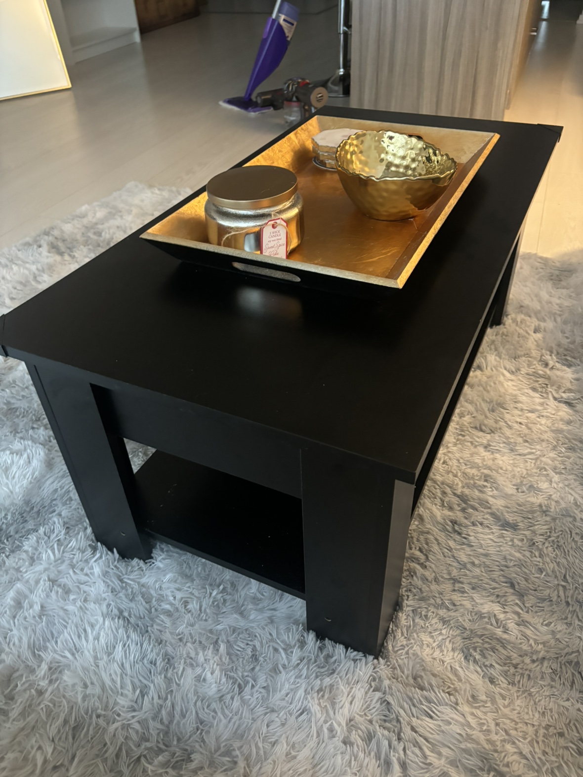 Black Lift-Top Coffee Table - photo 4
