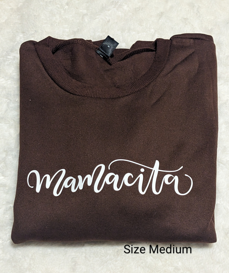 Brown Mamacita Graphic Sweatshirt SAMPLE