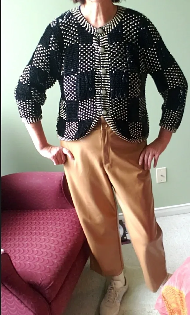 Holt renfrew Skirt and Beaded Cardigan image indicator(4)