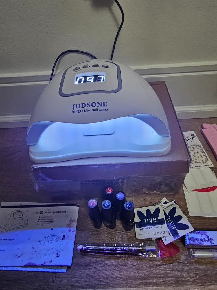 JODSONE SUNX5 Max Nail Lamp & Nail Polish Set image indicator(2)