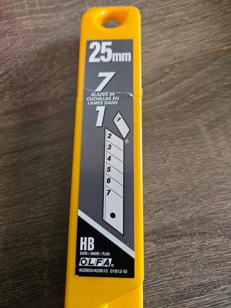 for exactor knife 25 Blades 1 inch image indicator(3)