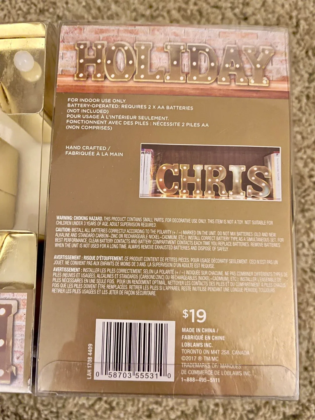 Brand New Holiday Decoration LED Letters image indicator(2)