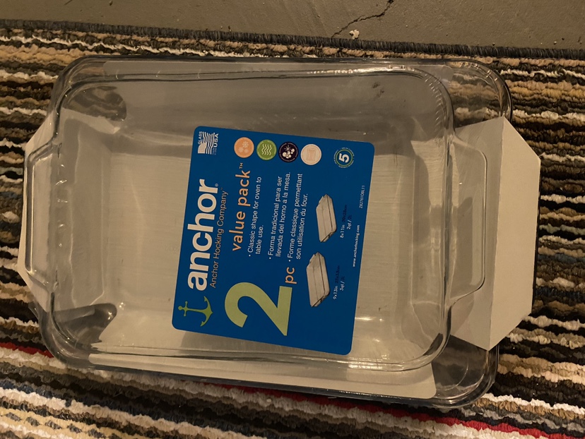 Anchor Hocking 2 pc Glass Baking Dish Set