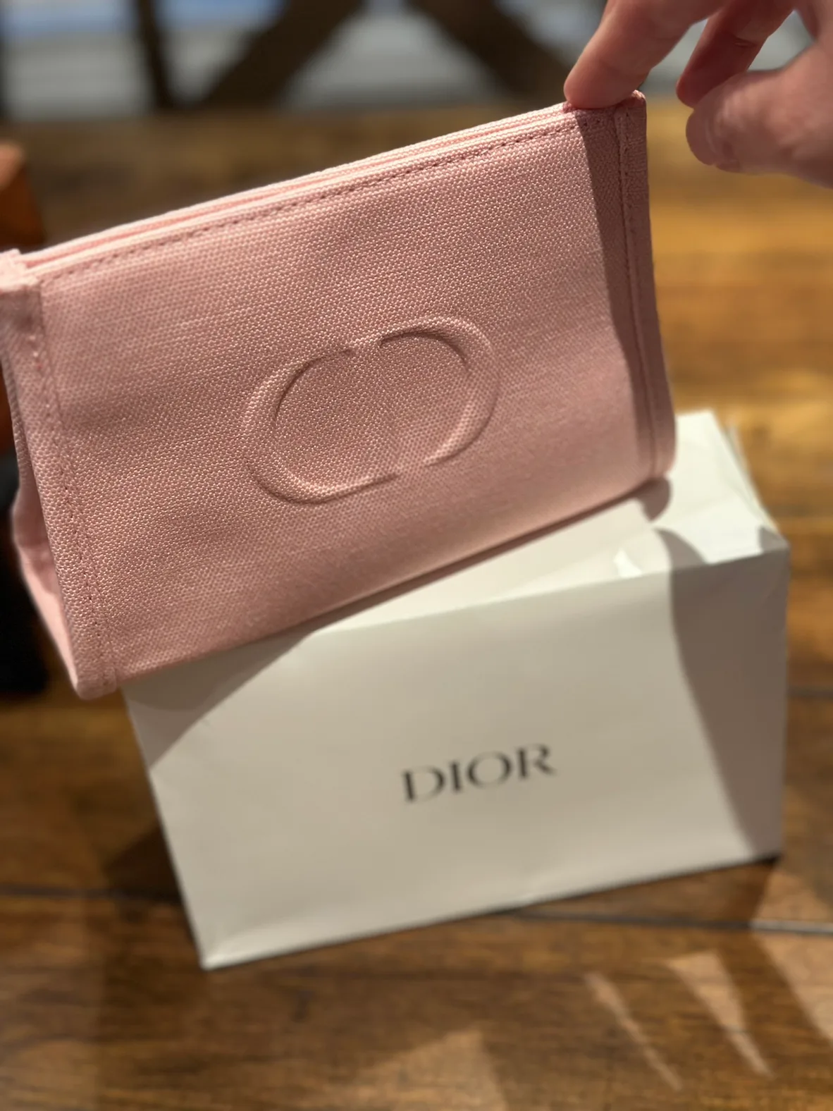 Authentic Brand New Novelty Item Dior  Beauty Pouch image indicator(3)