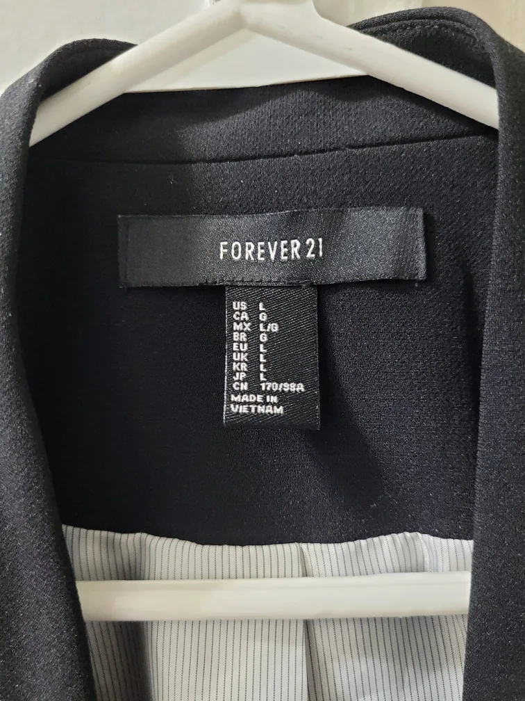 Black Blazer Jacket Size L image indicator(3)