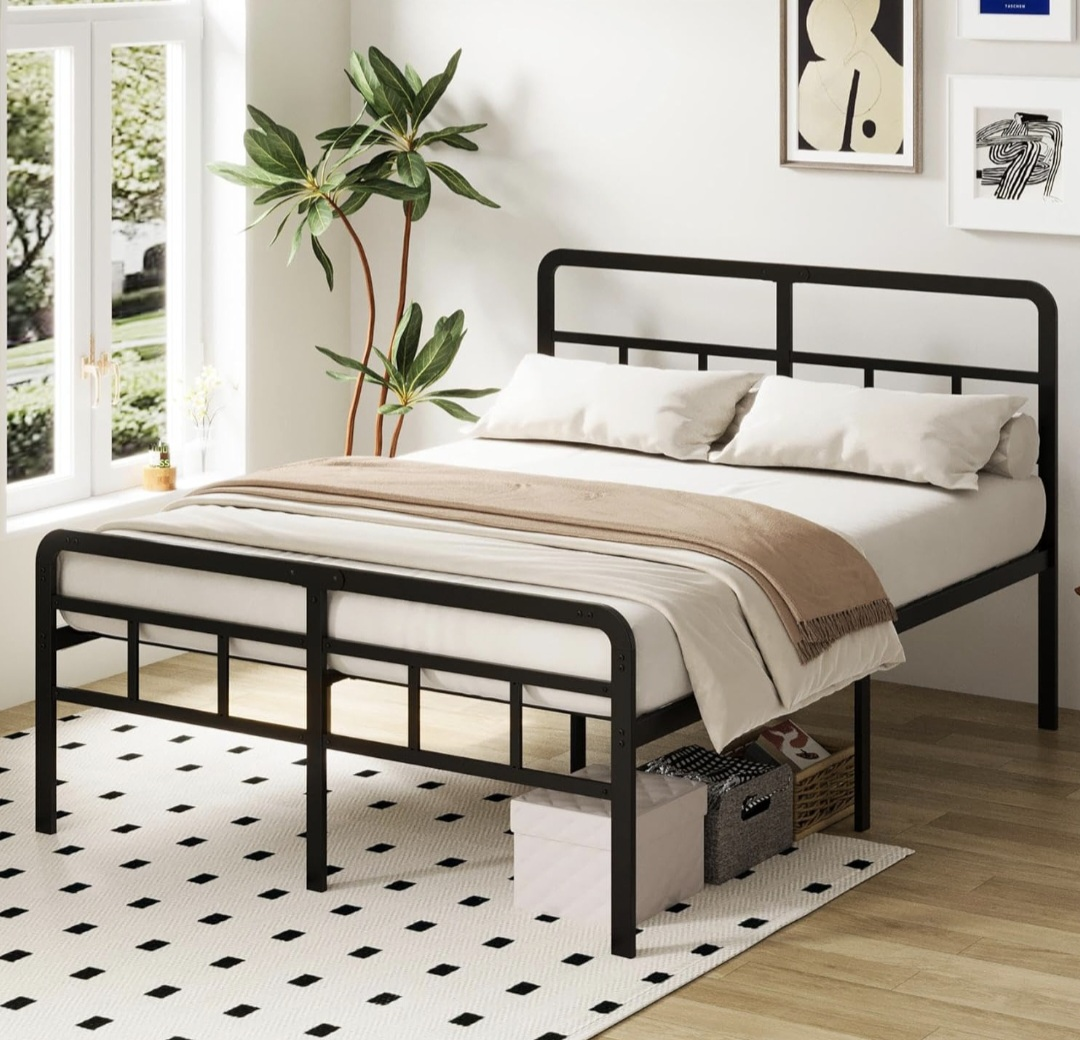Metal Platform Bed Frame queen