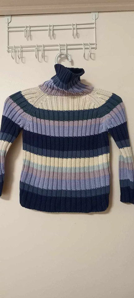 Gap Striped Turtleneck Sweater thumbnail