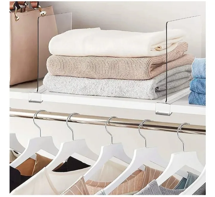 Shelf Dividers for Closet, Bookcase, Cabinets image indicator(3)