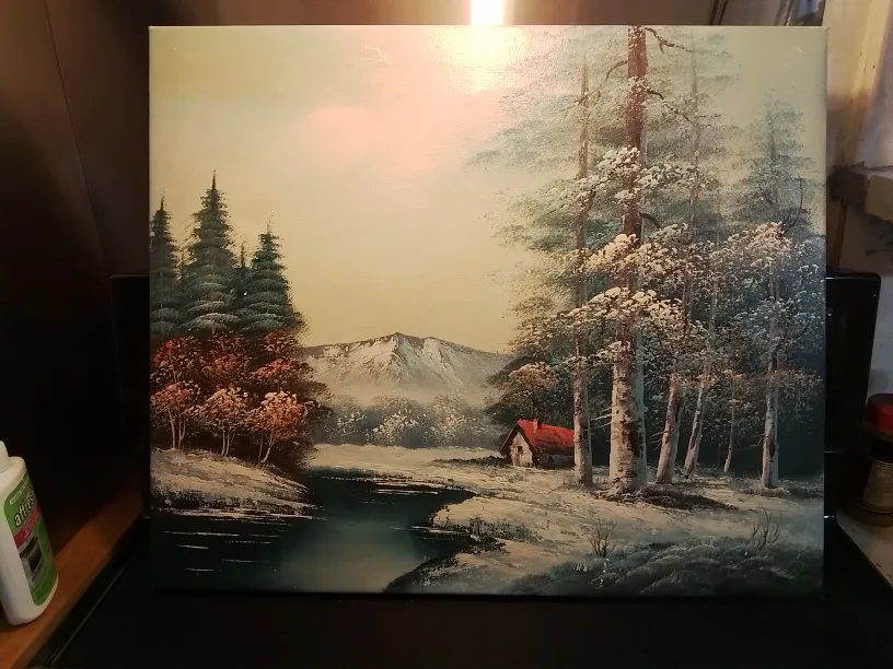 Thomas Kinkade Painting - Winter Wonderland image indicator(2)