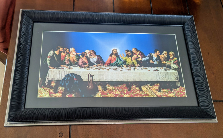 Framed The Last Supper Art Print