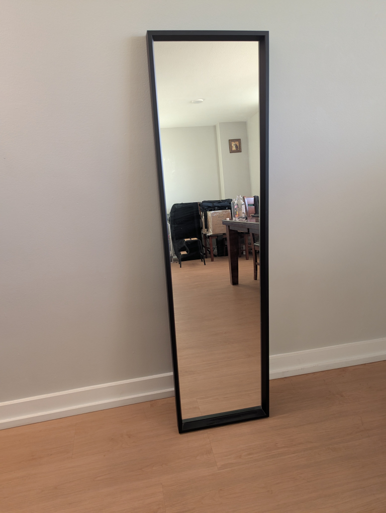 Full Length Mirror with Black Frame - photo 4