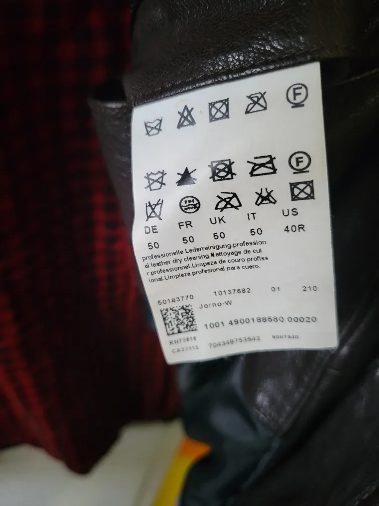 Hugo Boss Genuine Leather Jacket with Hood image indicator(7)