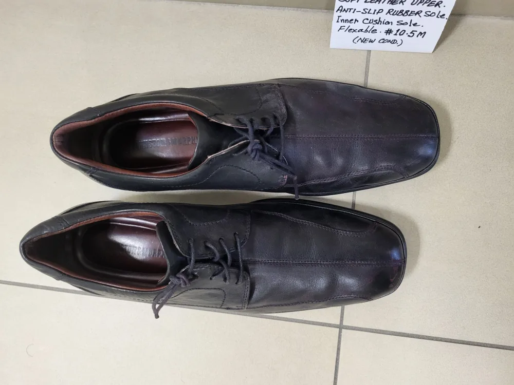 Johnston & Murphy Men's Leather Dress Shoes Size10.5M image indicator(3)