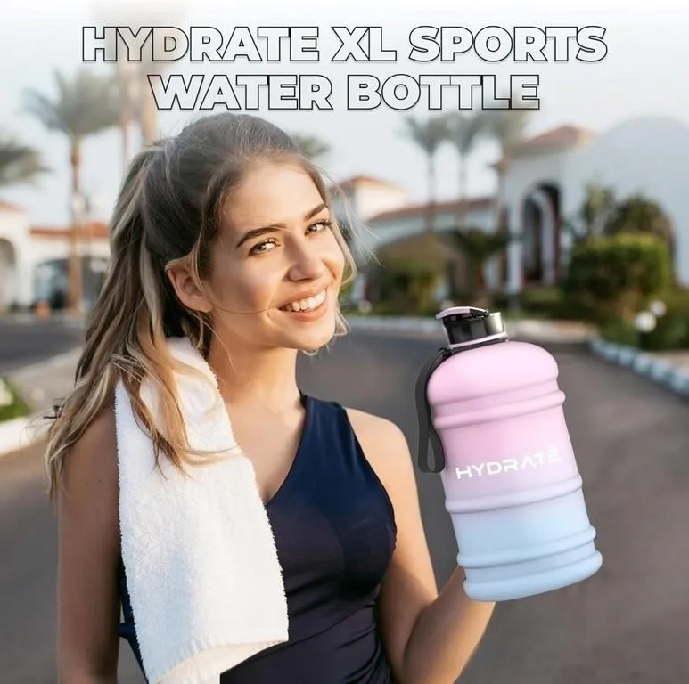 Hydrate XL Sports Water Bottle - Pink & Blue image indicator(3)