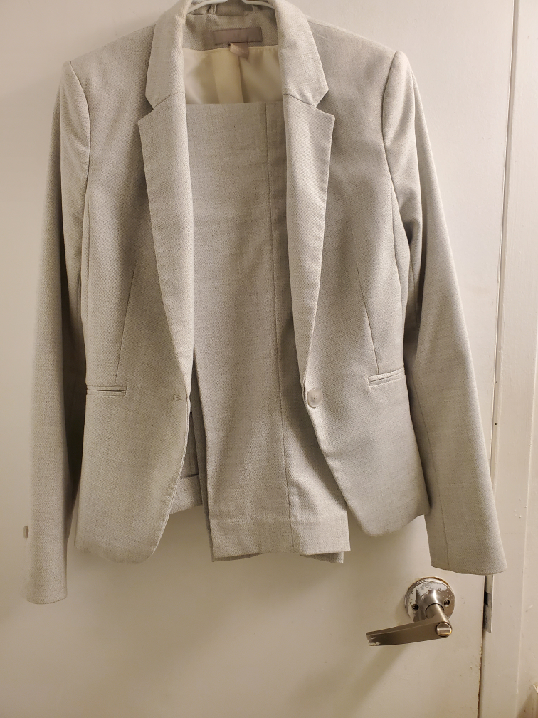 Grey Office Suit Blazer and Pants - photo 2
