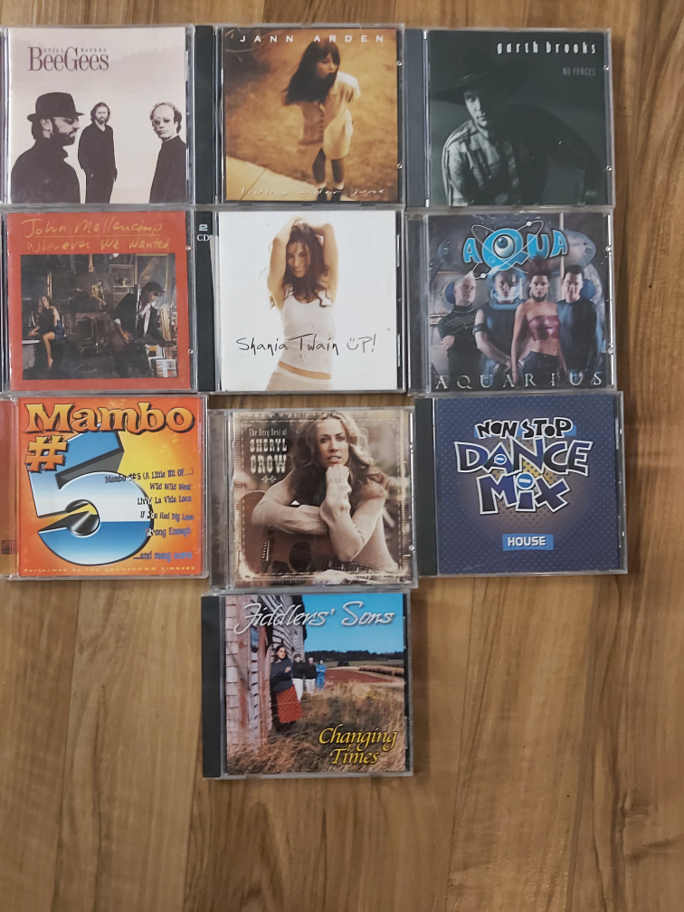 Lot of 9 CDs #freecycle