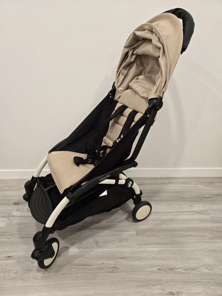 Yoyo Stroller - Beige & Black